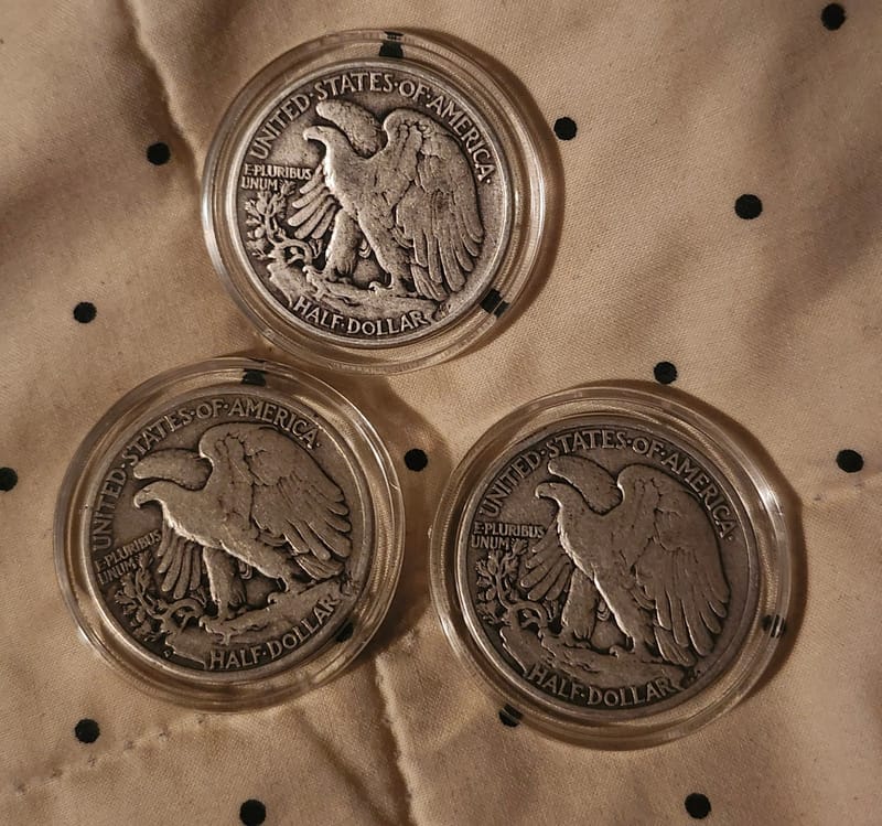 3 - Silver Liberty Half Dollars 1941, 1942, & 1943 - Image 2