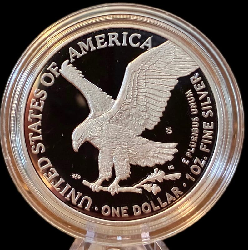 2024-S PROOF AMERICAN SILVER EAGLE 1 oz SILVER - Image 4