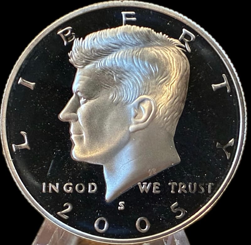 2005-S JFK SILVER PROOF HALF DOLLAR - Image 1