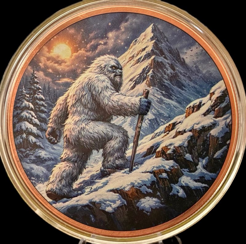 5 oz Colorized Copper “YETI” | PeerMetals