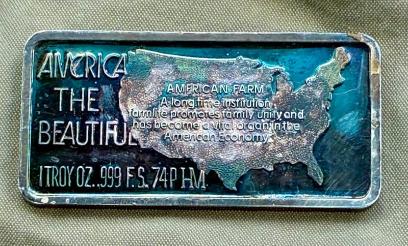 TONER 1 oz SILVER AMERICA the BEAUTIFUL - Image 3