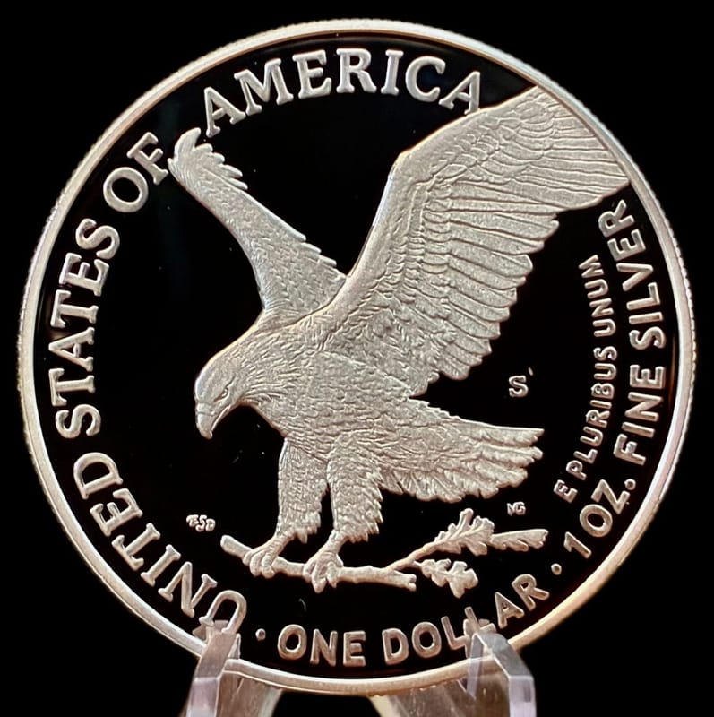 2024-S PROOF AMERICAN SILVER EAGLE 1 oz SILVER - Image 2