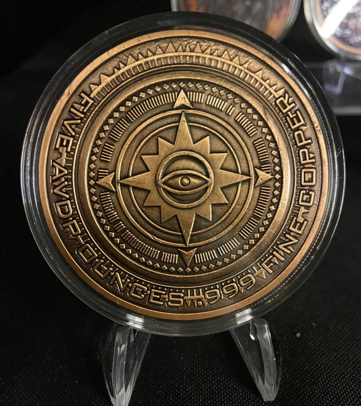 5 oz Colorized Copper Eye  - Image 2