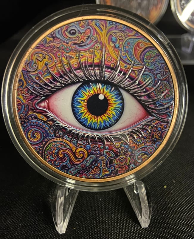 5 oz Colorized Copper Eye  - Image 1