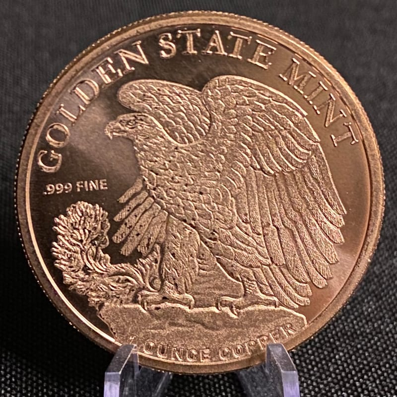 1 oz Copper Proof Walking Liberty - Image 2