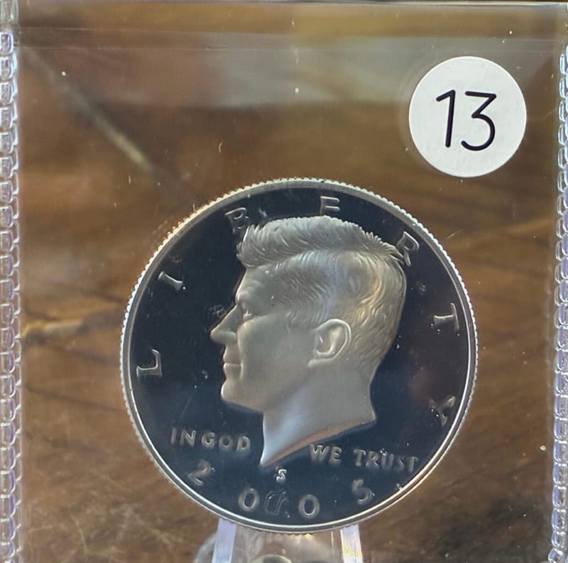 2005-S JFK SILVER PROOF HALF DOLLAR - Image 3
