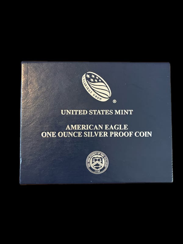 2022-S PROOF AMERICAN SILVER EAGLE 1 oz SILVER  - Image 6