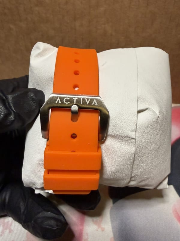 Activa Men's Sport Wristwatch Silicone Band - Image 2