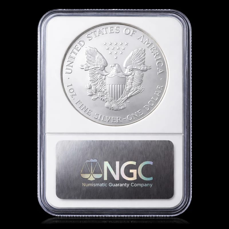 American Silver Eagle NGC MS69 Random Date - Image 3