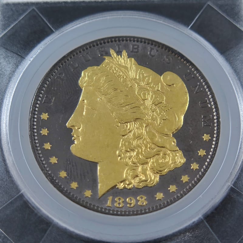 Colorized Morgan Silver Dollar - Random Year - Image 3