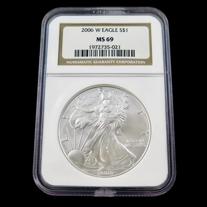 American Silver Eagle NGC MS69 Random Date - Image 6