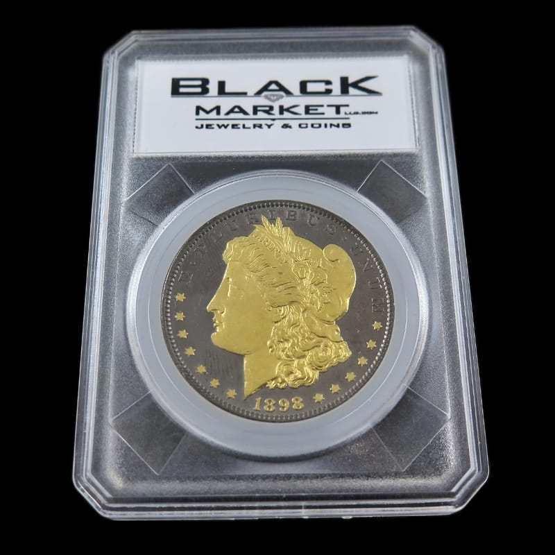 Colorized Morgan Silver Dollar - Random Year - Image 1