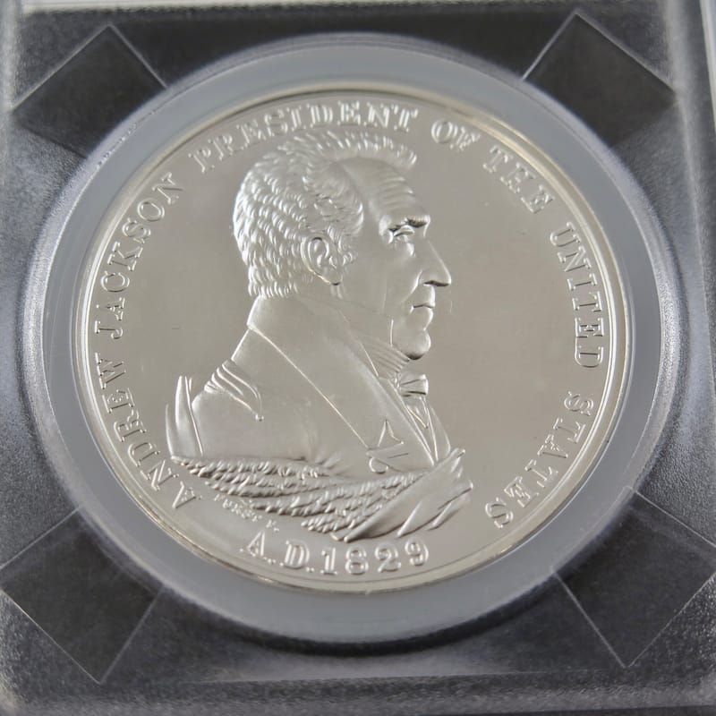 1 oz Andrew Jackson Presidential Silver Medal - Image 3