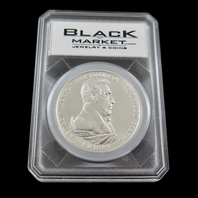 1 oz Andrew Jackson Presidential Silver Medal - Image 1