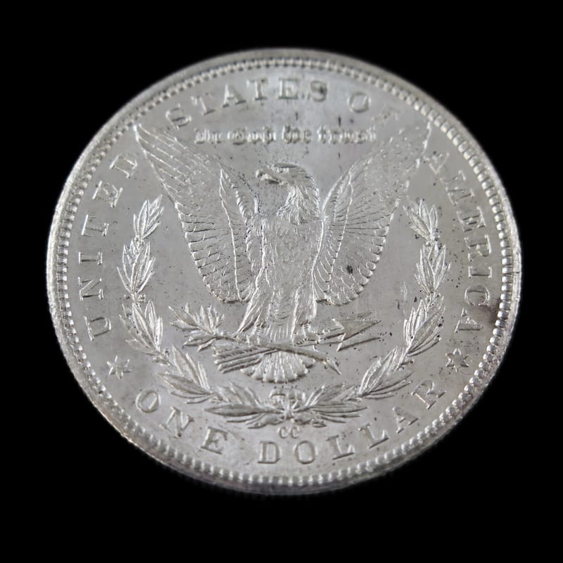 1885-CC Morgan Silver Dollar VAM-2 Dash Under 8 - Image 2