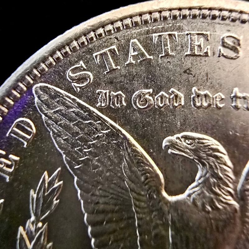 1885-CC Morgan Silver Dollar VAM-2 Dash Under 8 - Image 4