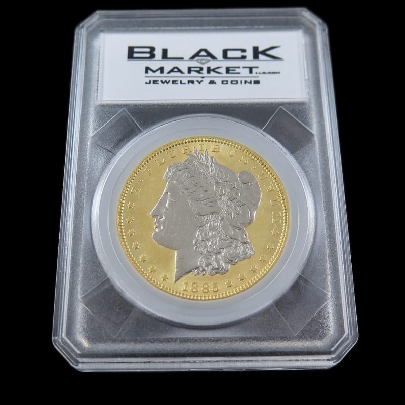 Colorized Morgan Silver Dollar - Random Year - Image 1