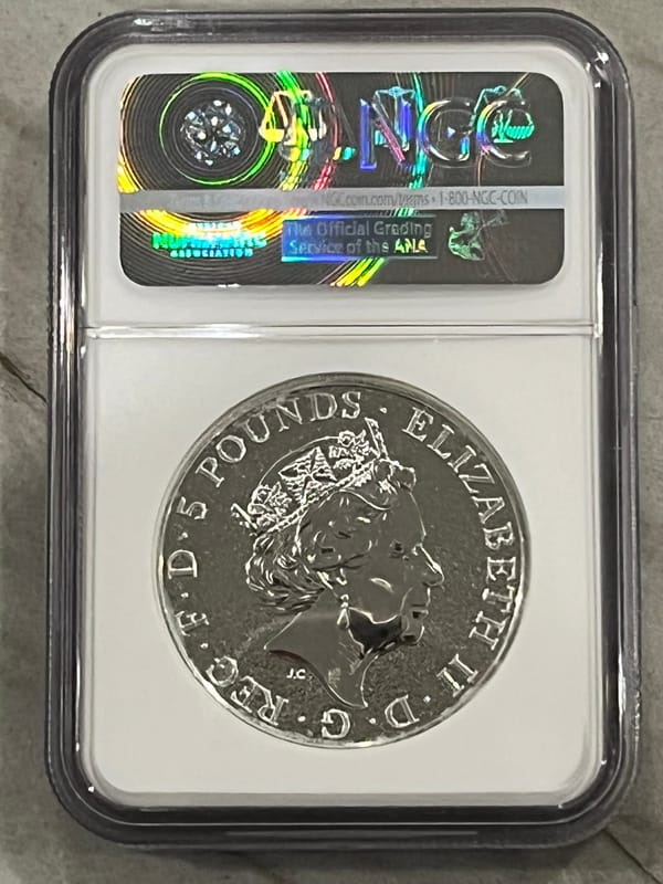 2017 Queen's Beast Griffin 2oz Silver - NGC MS69 - Image 2