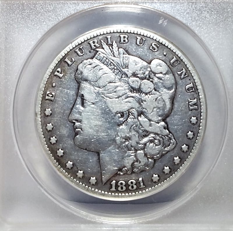 1881-CC ANAC VF20 Morgan dollar - Image 3