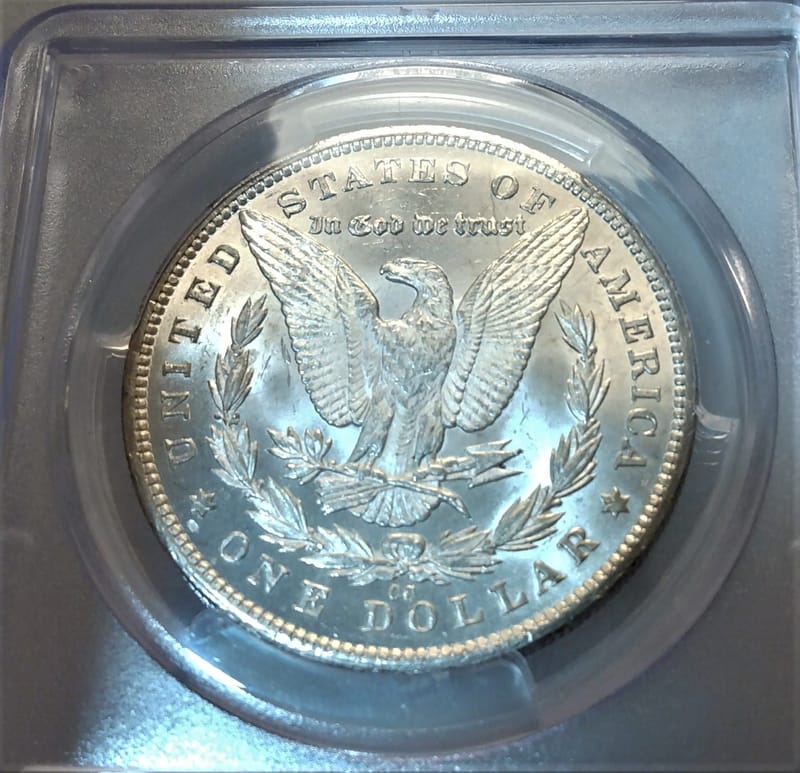 1881-CC PCGS MS63 Morgan dollar - Image 4