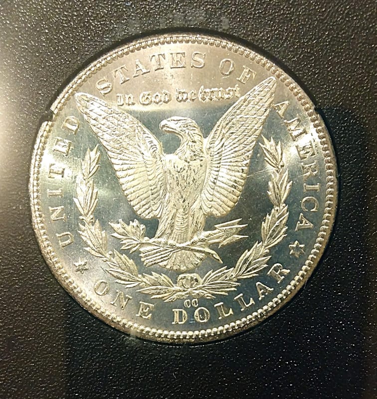 1884-CC GSA NGC MS65 Morgan  - Image 7