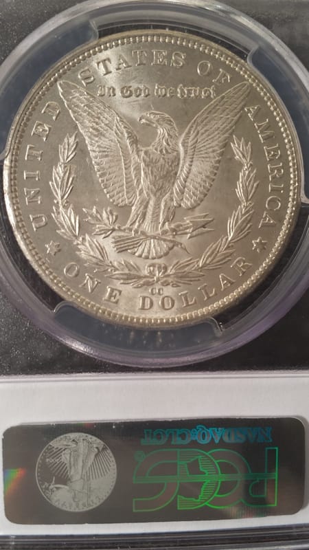 1881-CC PCGS MS63 Morgan dollar - Image 7