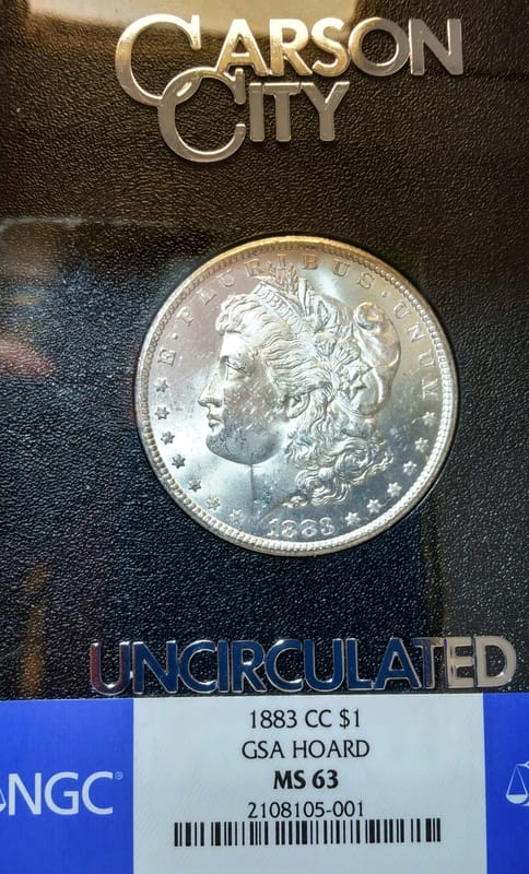 1883-CC GSA NGC MS63 Morgan dollar - Image 1
