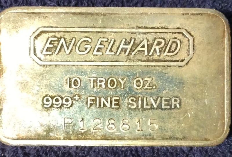 Engelhard rarity.  Last 10oz Plainville MA bar? - Image 7