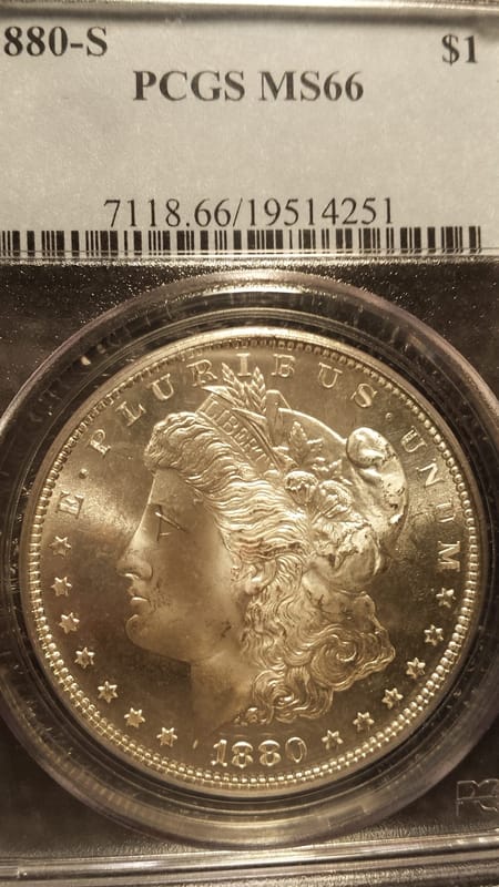 1880-S PCGS MS66 Morgan dollar - Image 2
