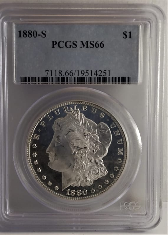 1880-S PCGS MS66 Morgan dollar - Image 1