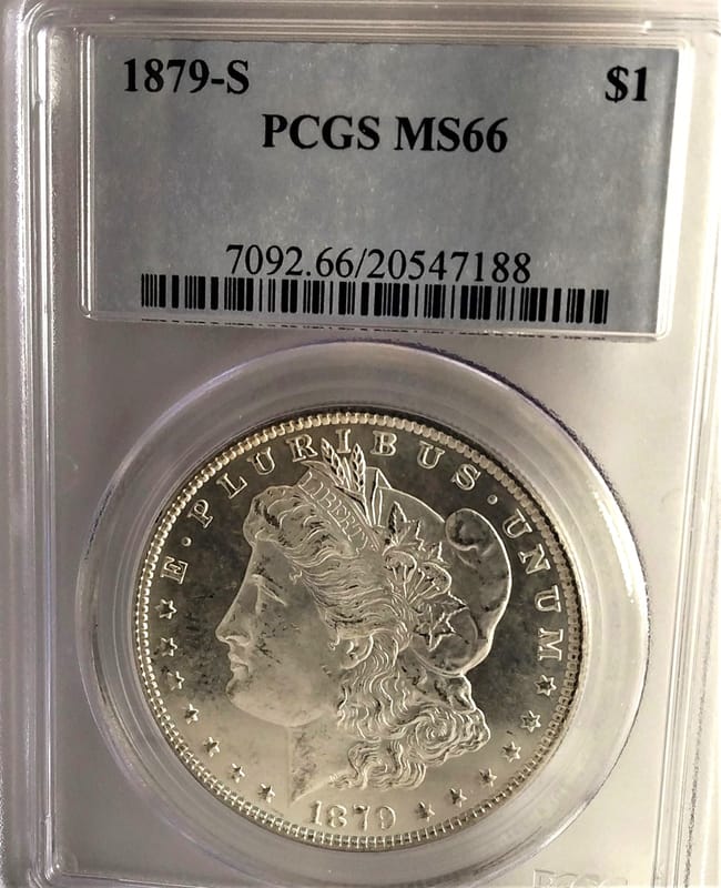 1879-S PCGS MS66 Morgan dollar - Image 2