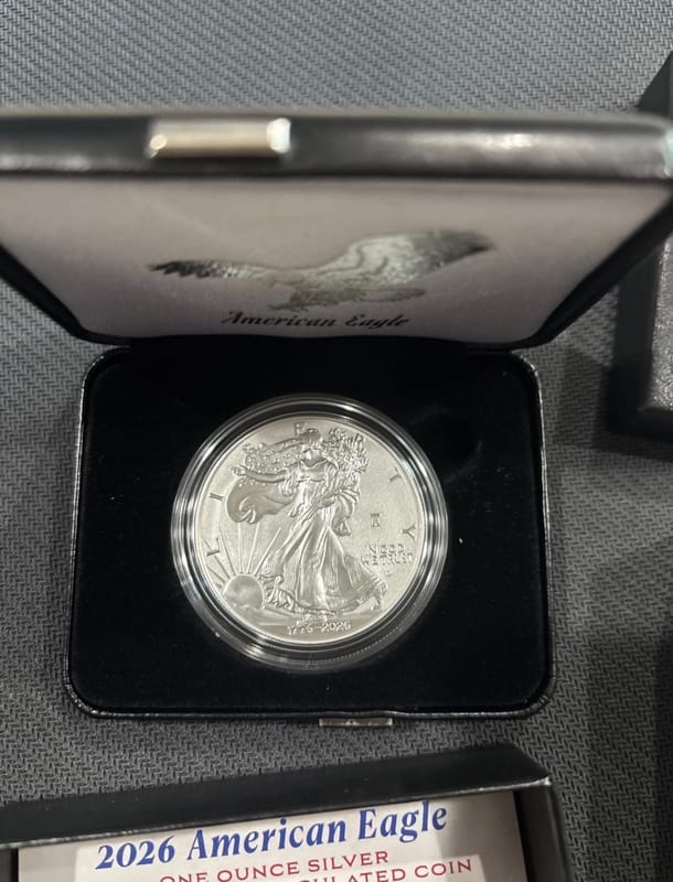 2026 Dual Date Enhanced Uncirculated Silver Eagle - Image 2