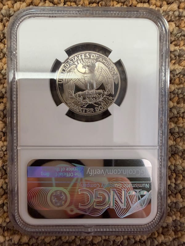 1978-S Washington Quarter 25C Superb Gem Proof - Image 2