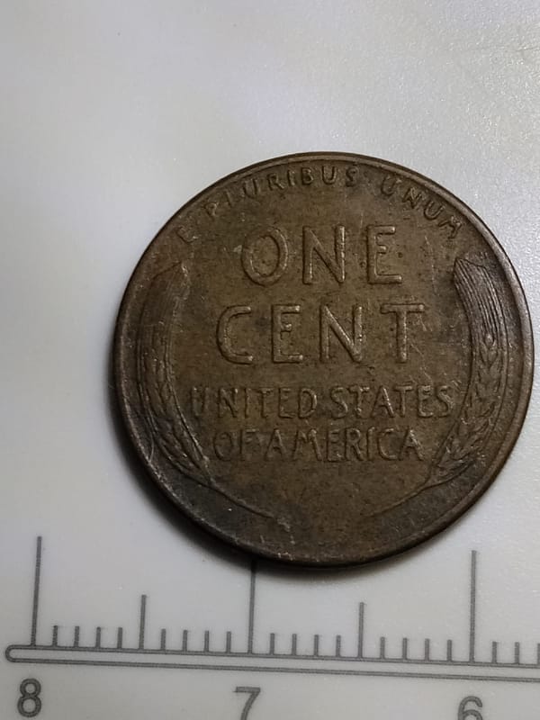 Mint Error 1957 D Lincoln wheat cent  - Image 2