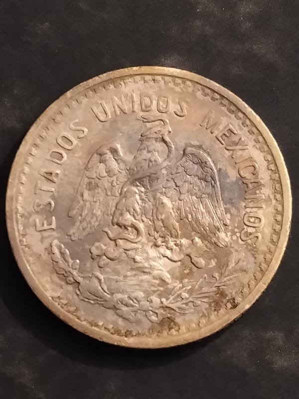 Silver key date 1905 10 Mexican centavos  - Image 2