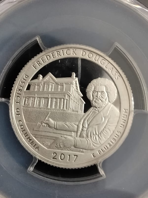 Silver 2017-S First Strike Frederick Douglass 25¢ - Image 5
