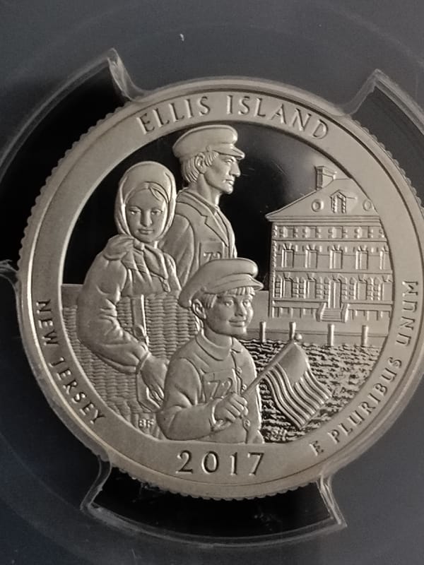 Silver 2017-S Ellis Island NP PR-69 DCAM  - Image 5