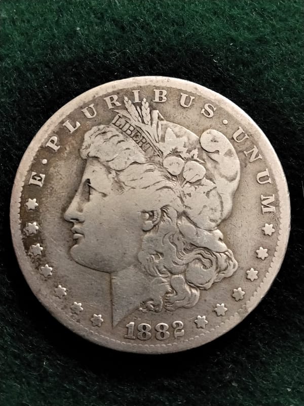 1882-S Morgan Silver Dollar - Image 3