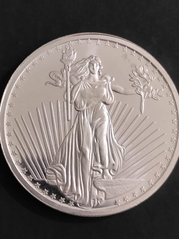 1 oz SilverTowne Saint-Gaudens Silver Round BU - Image 3