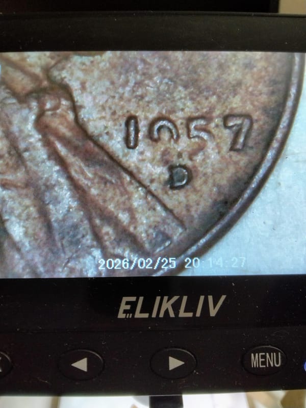 Mint Error 1957 D Lincoln wheat cent  - Image 6