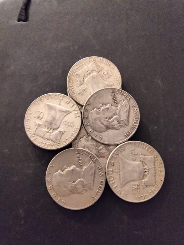 90% Franklin Half Dollars - Image 1