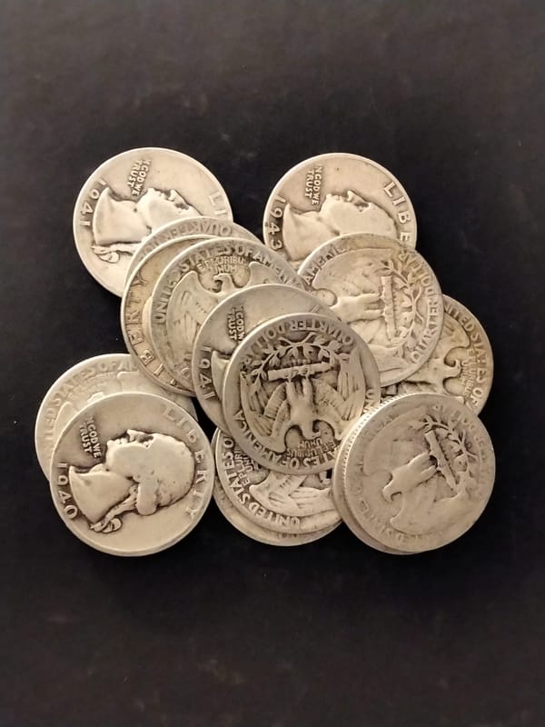 90% silver quaters - Image 3