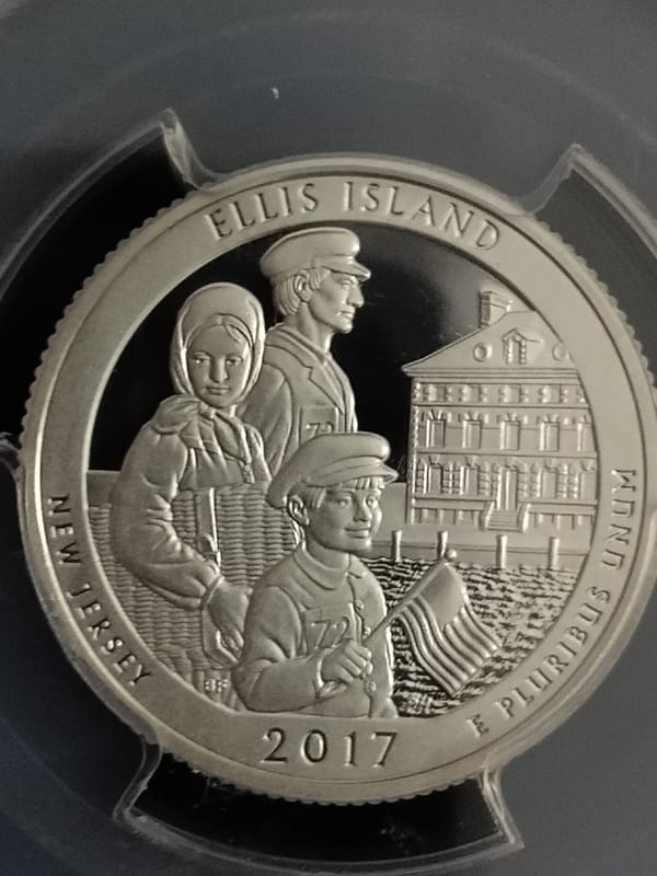 Silver 2017-S Ellis Island NP PR-69 DCAM  - Image 7