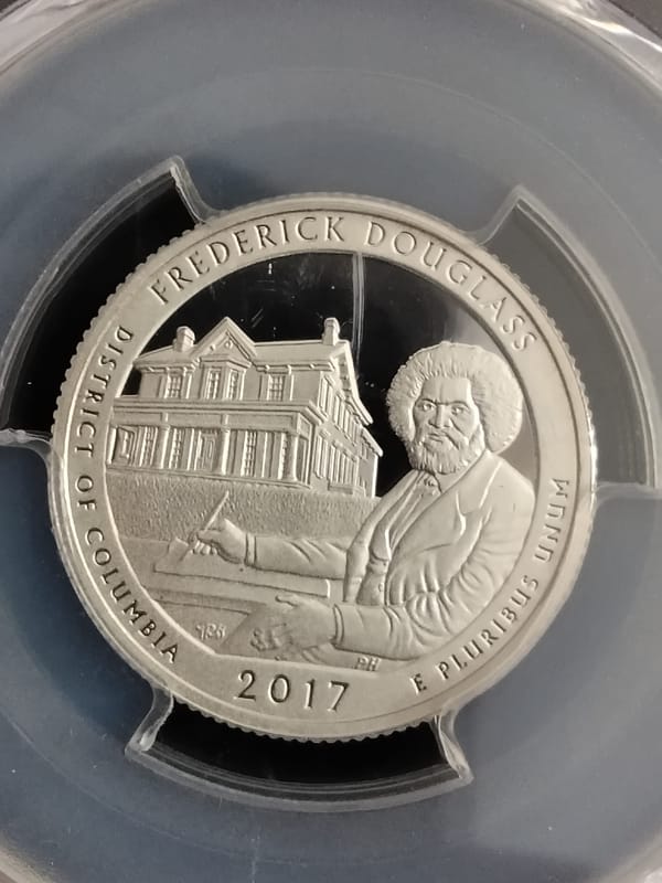 Silver 2017-S First Strike Frederick Douglass 25¢ - Image 3