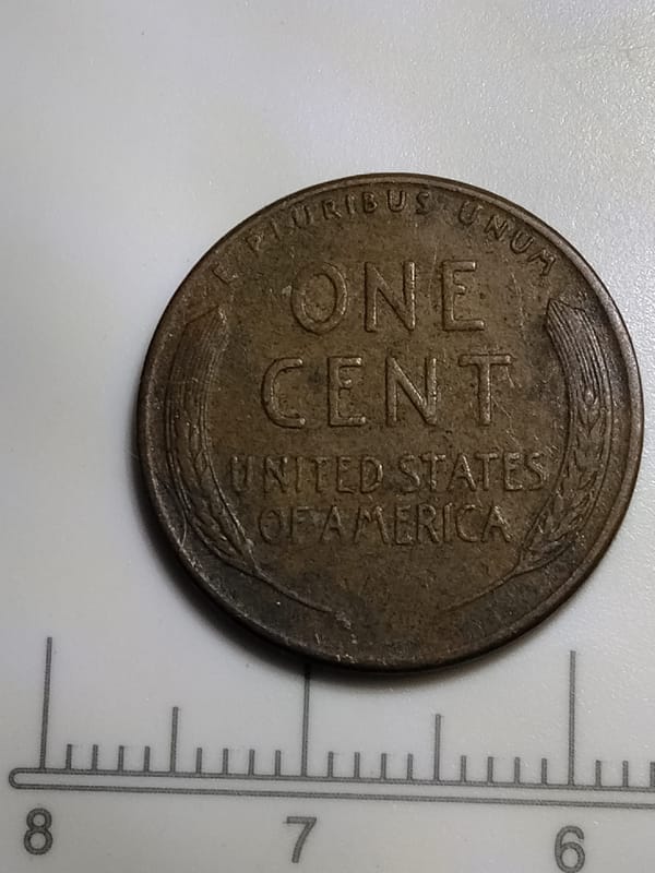 Mint Error 1957 D Lincoln wheat cent  - Image 3