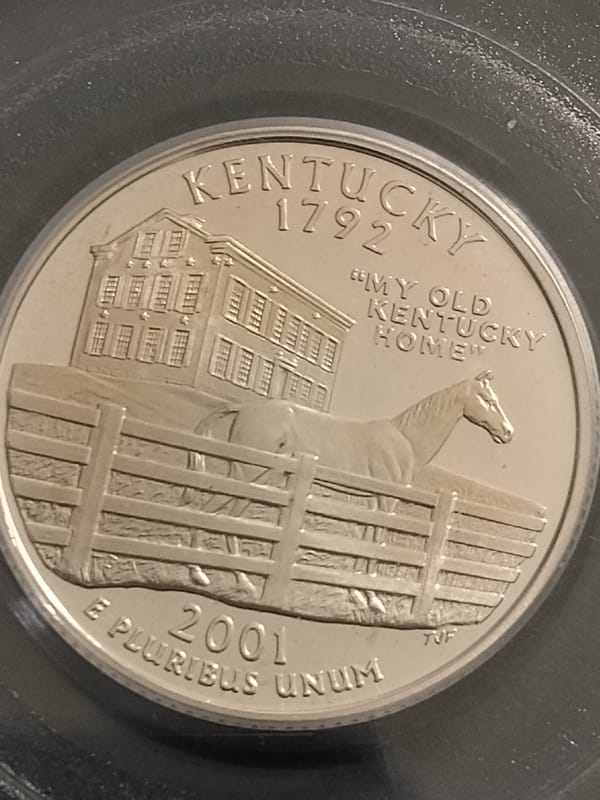 Silver Kentucky State Quarter PR-69 DCAM  - Image 4