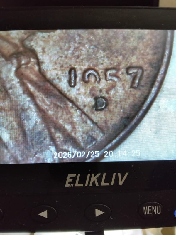 Mint Error 1957 D Lincoln wheat cent  - Image 7
