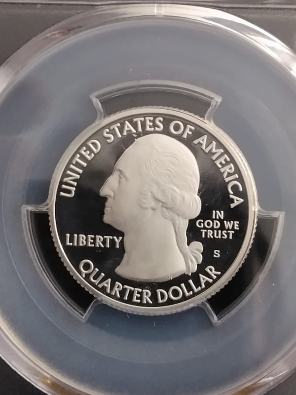 Silver First Strike 2017-S Effigy Mounds Quarter  - Image 6