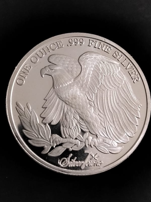 1 oz SilverTowne Saint-Gaudens Silver Round BU - Image 6