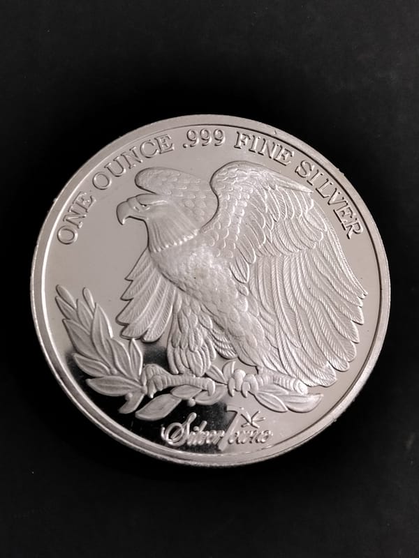 1 oz SilverTowne Saint-Gaudens Silver Round BU - Image 2